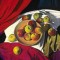 Composition with Red and Green Apples